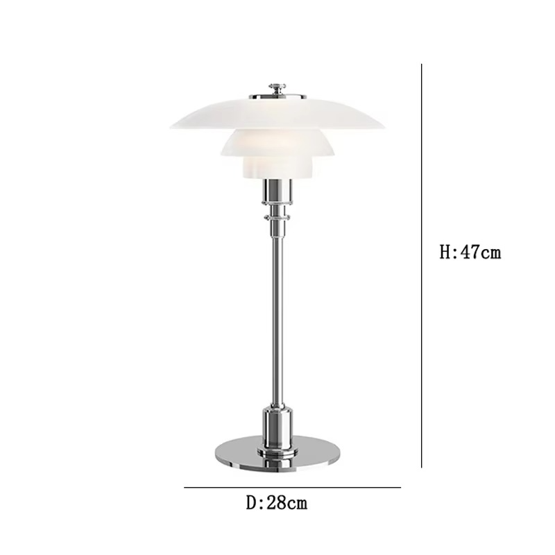 Duńska designerska lampa stołowa