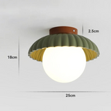 Żelazna lampa sufitowa do korytarza