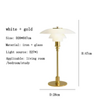 Duńska designerska lampa stołowa