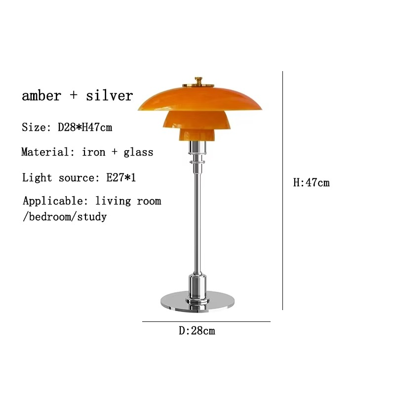 Duńska designerska lampa stołowa