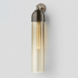 Art glass wall sconce