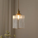 Fatima - Nowoczesna lampa wisząca retro wykonana ze szkła