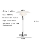 Duńska designerska lampa stołowa