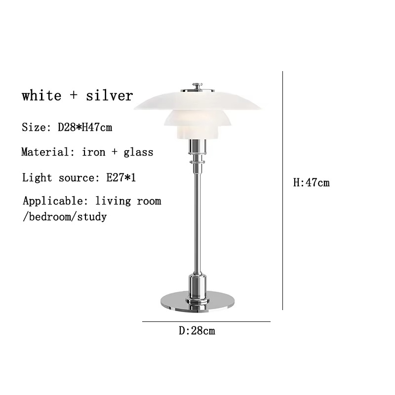 Duńska designerska lampa stołowa