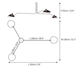 Serge Mouille Ceiling Light A