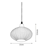 Ceramiczna lampa wisząca Sidra