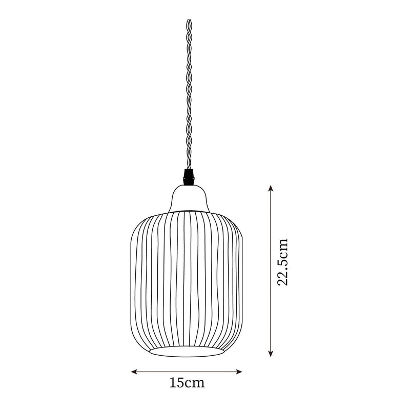 Ceramiczna lampa wisząca Sidra