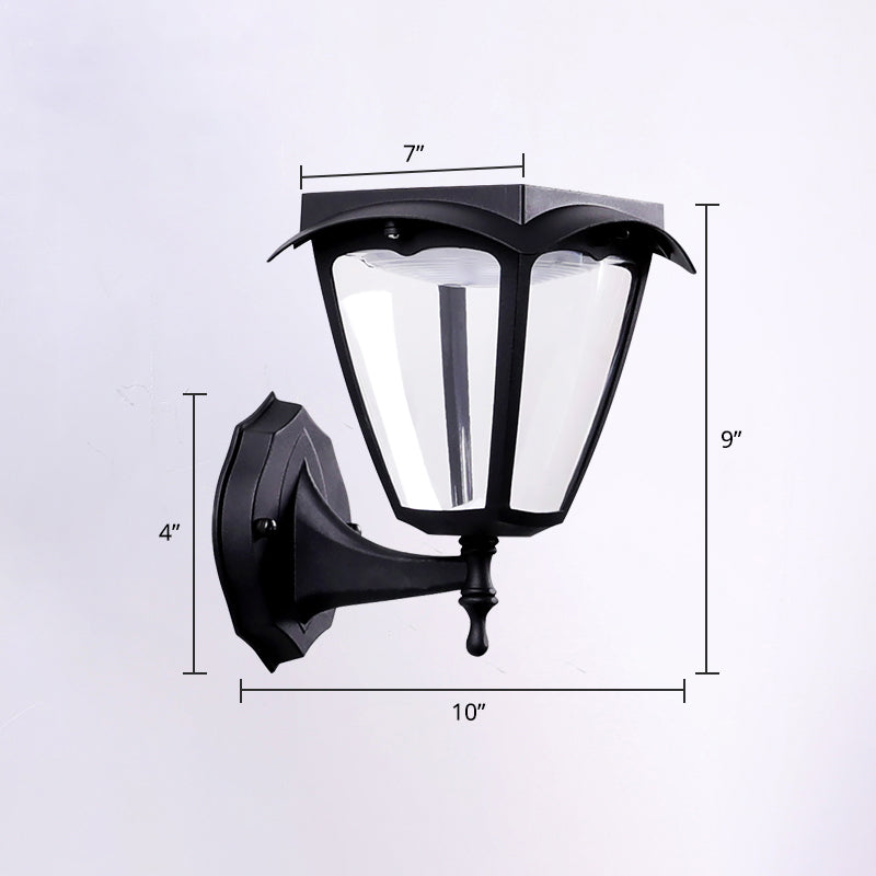 Snygg Solcellsdriven Vägglampa