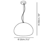 Lampa wisząca Houselight z bułką na parze