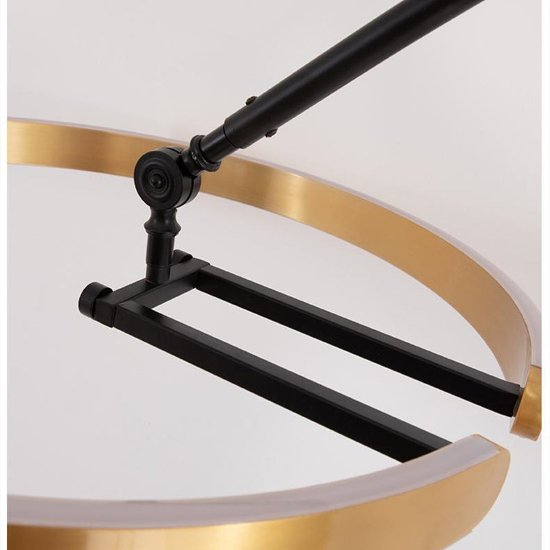 Designerska wędkarska lampa podłogowa Nordic LED