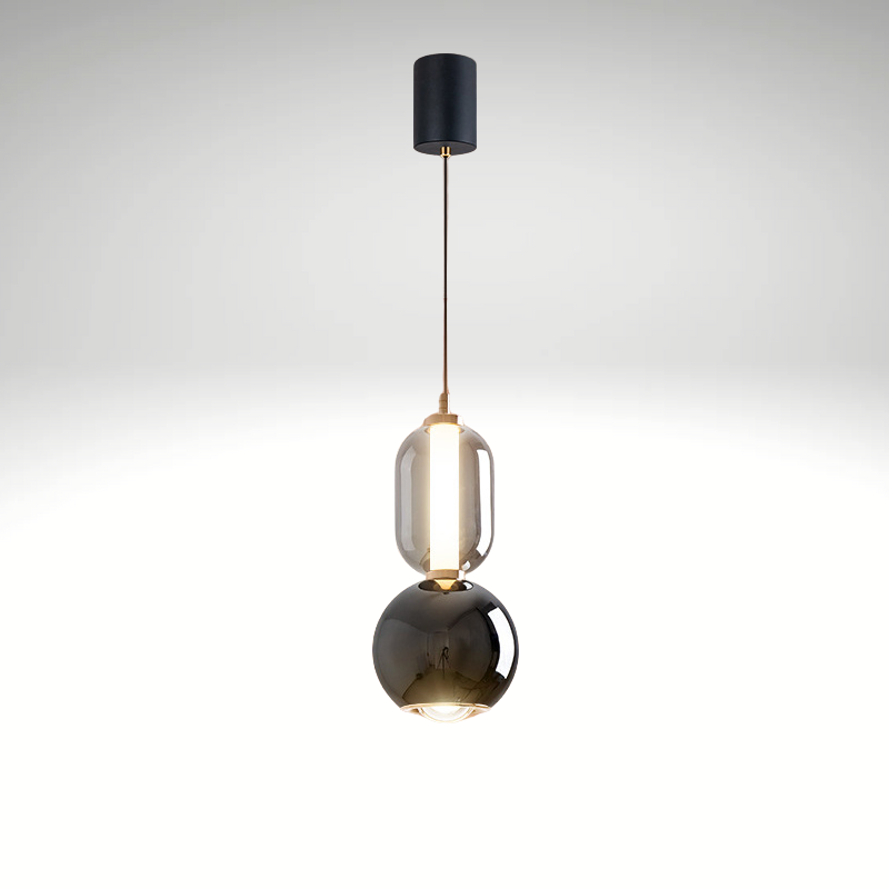 Szklana lampa wisząca Nordic Creative