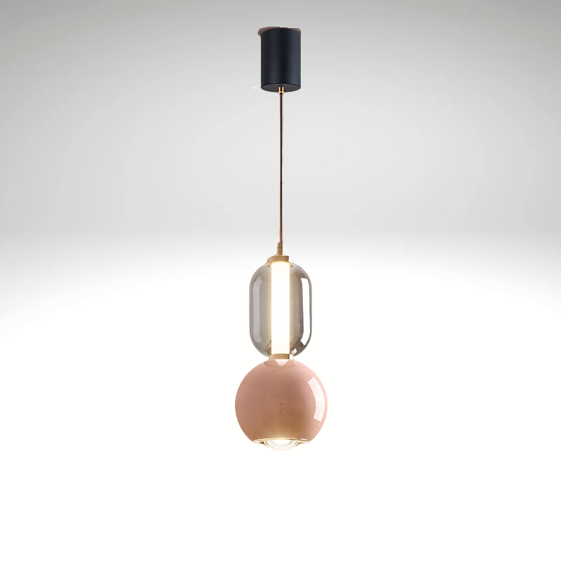 Szklana lampa wisząca Nordic Creative