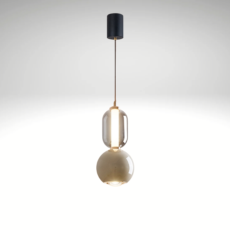 Szklana lampa wisząca Nordic Creative