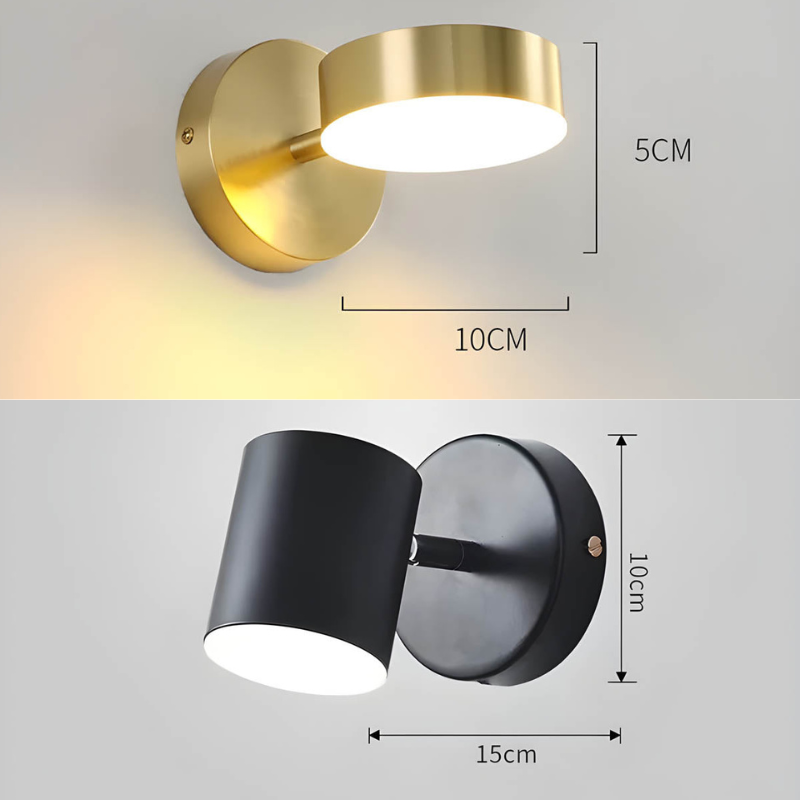 Kinkiety LED Nordic Copper