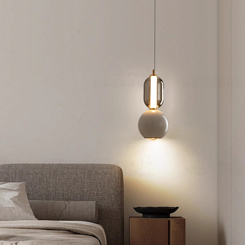 Szklana lampa wisząca Nordic Creative