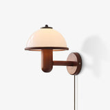 Lampa ścienna z drewna piżmowego