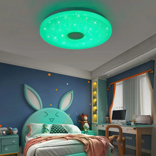 Inteligentna, nowoczesna lampa sufitowa RGB