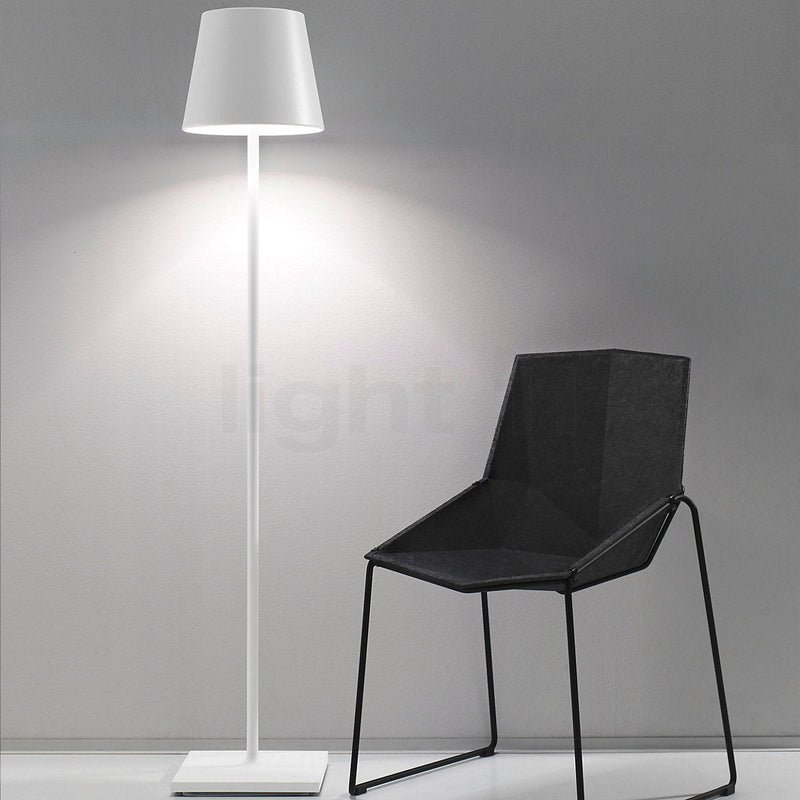 Nowoczesna ładowalna lampa podłogowa LED