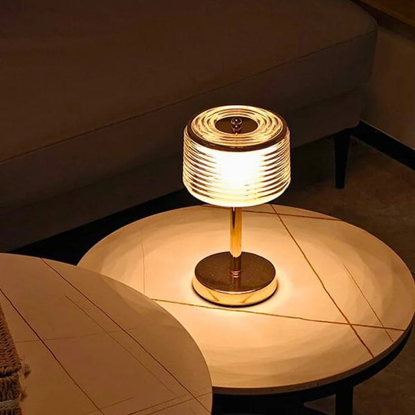 Pierścieniowa lampa stołowa LED