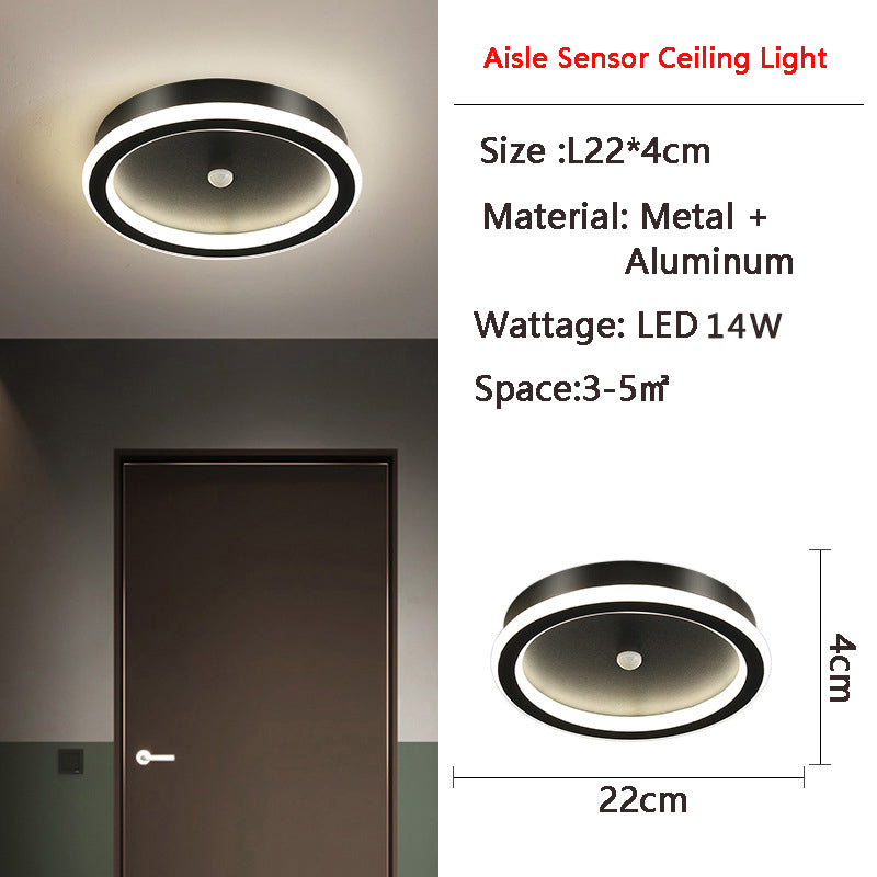 Czujnik ruchu PIR LED lampa sufitowa