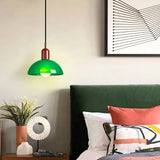 Kolorowa lampa wisząca w kształcie misy Aurora