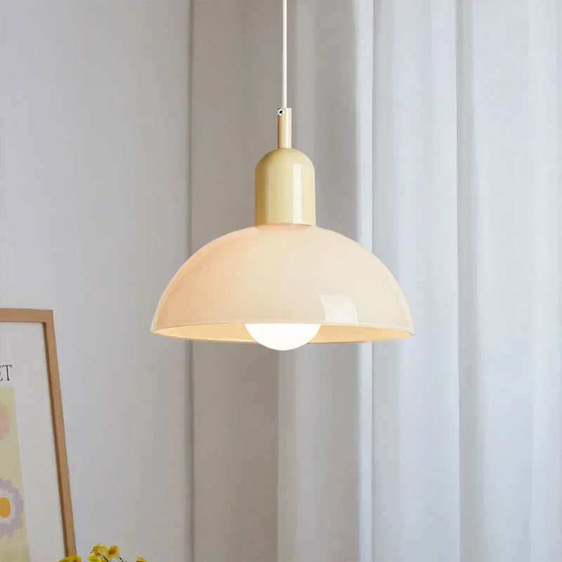 Kolorowa lampa wisząca w kształcie misy Aurora
