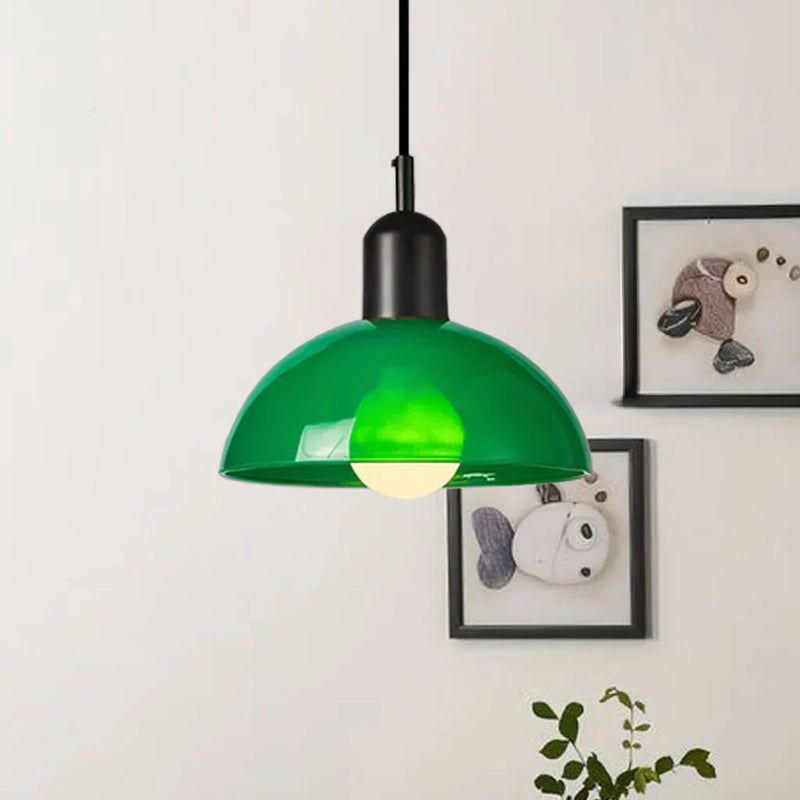 Kolorowa lampa wisząca w kształcie misy Aurora