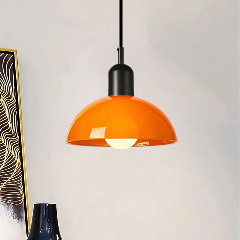 Kolorowa lampa wisząca w kształcie misy Aurora