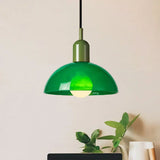 Kolorowa lampa wisząca w kształcie misy Aurora