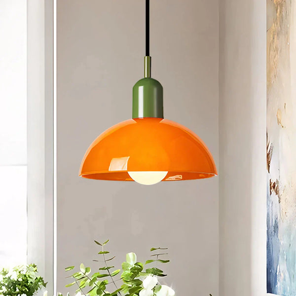 Kolorowa lampa wisząca w kształcie misy Aurora