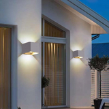 Nowoczesna aluminiowa wodoodporna lampa ścienna LED do użytku wewnętrznego