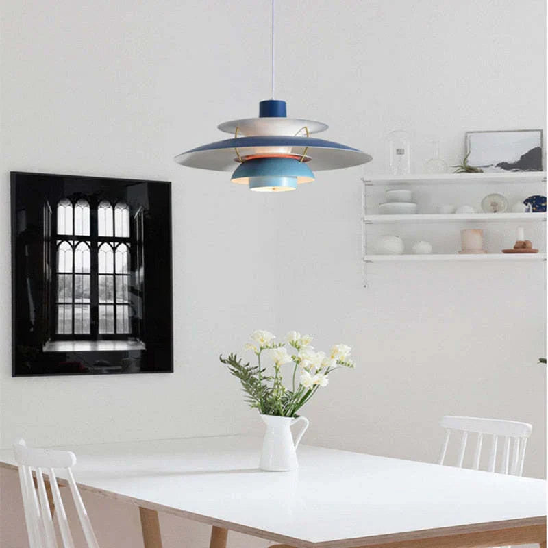 Nowoczesna lampa wisząca LED Morandi z kloszem