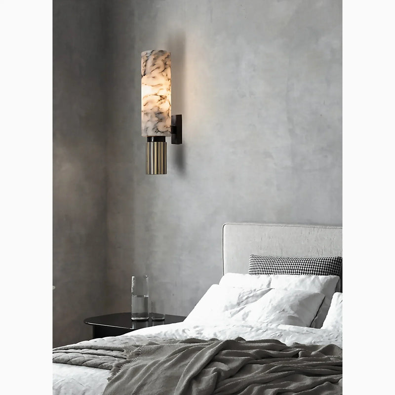 Lampa ścienna Marmeren