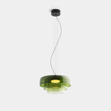 Szklana lampa sufitowa