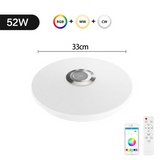 Inteligentna, nowoczesna lampa sufitowa RGB