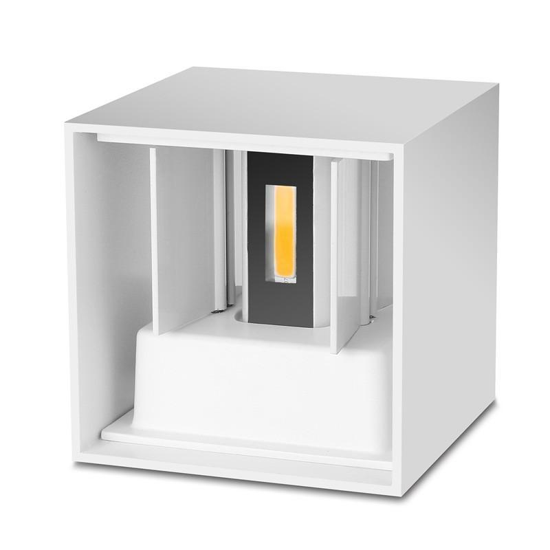 Nowoczesna aluminiowa wodoodporna lampa ścienna LED do użytku wewnętrznego