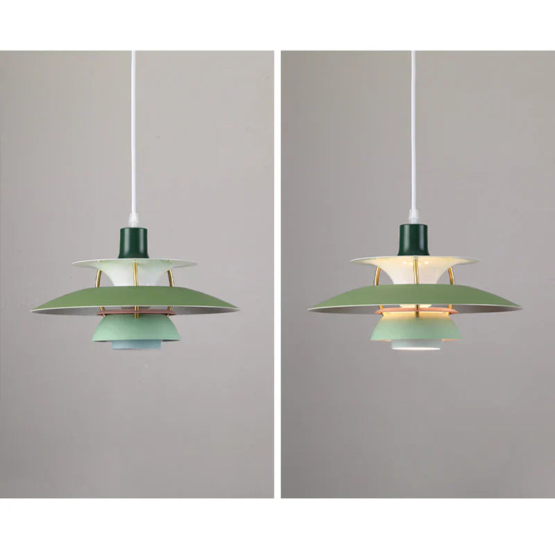 Nowoczesna lampa wisząca LED Morandi z kloszem