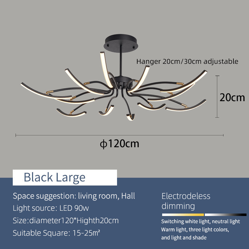 Designerska lampa sufitowa Luster