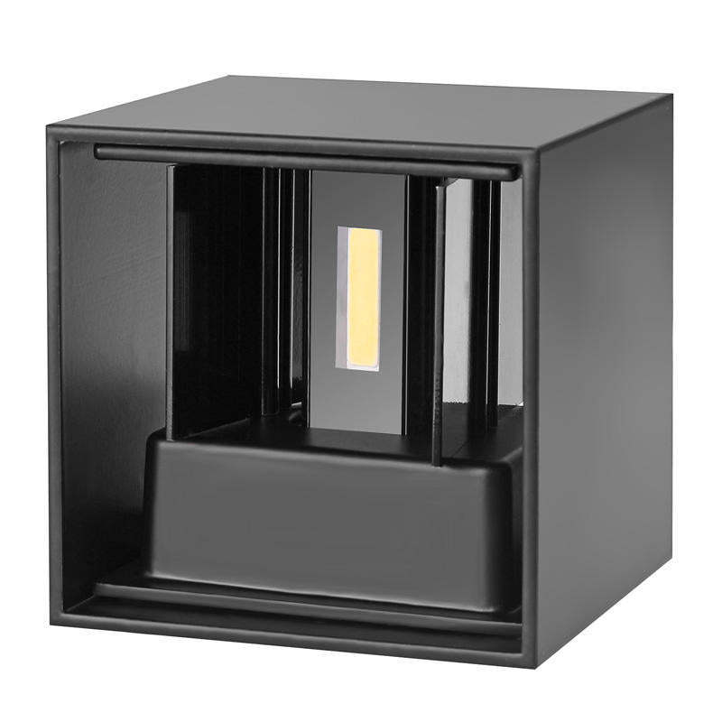 Nowoczesna aluminiowa wodoodporna lampa ścienna LED do użytku wewnętrznego