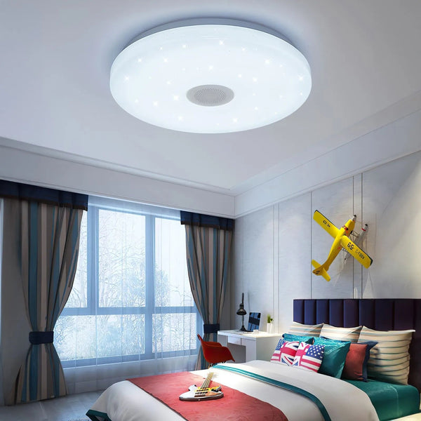 Inteligentna, nowoczesna lampa sufitowa RGB