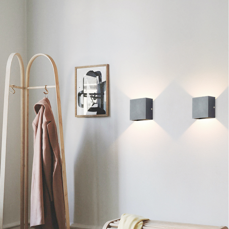 Nowoczesna aluminiowa wodoodporna lampa ścienna LED do użytku wewnętrznego