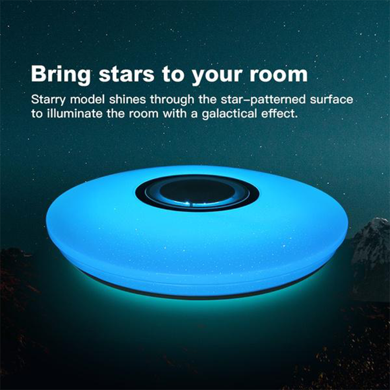 Inteligentna, nowoczesna lampa sufitowa RGB