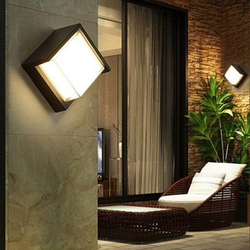 Zewnętrzna lampa ścienna Boxer (czujnik ruchu)