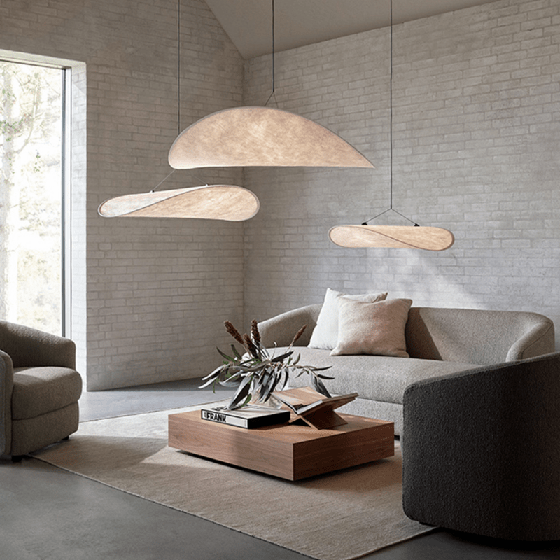 Lampa sufitowa w stylu japońskim
