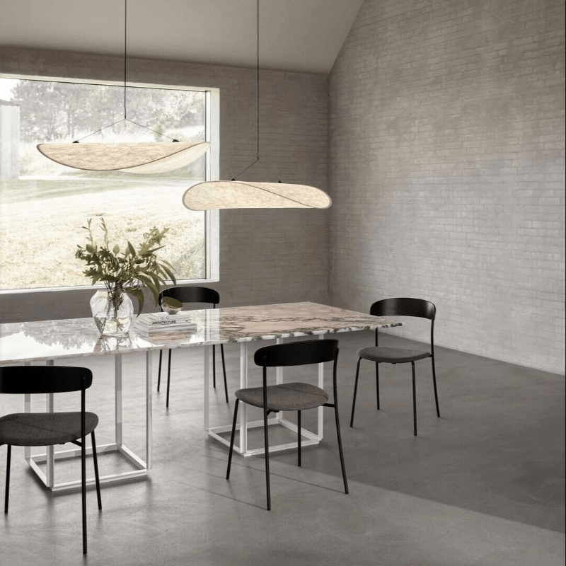 Lampa sufitowa w stylu japońskim