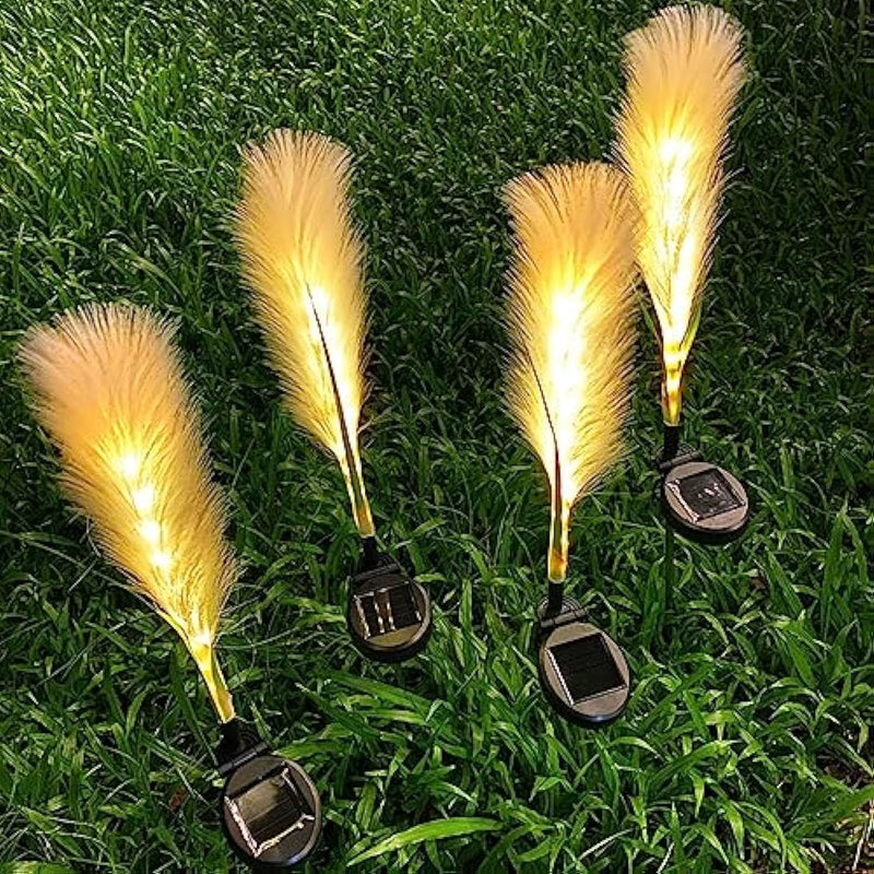 Światło zewnętrzne Fibre Reed (solarne)