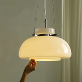 Mleczna lampa wisząca