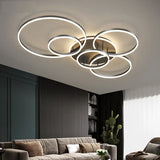 Nowoczesna czarna lampa sufitowa
