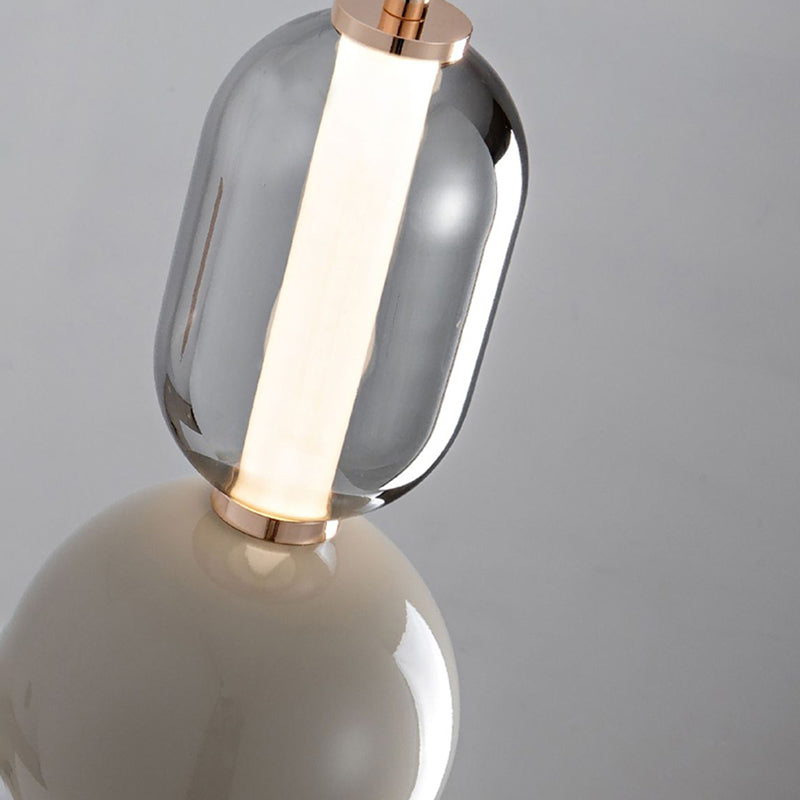 Szklana lampa wisząca Nordic Creative