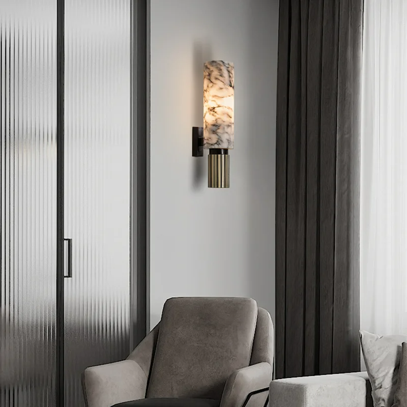 Lampa ścienna Marmeren